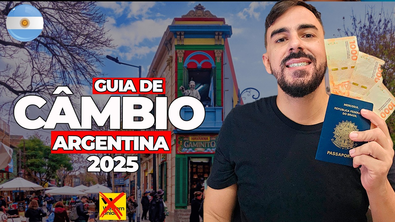 COMO LEVAR DINHEIRO PARA A ARGENTINA EM 2025? Nomad, Wise, Western Union ou Real? | MELHOR CÂMBIO