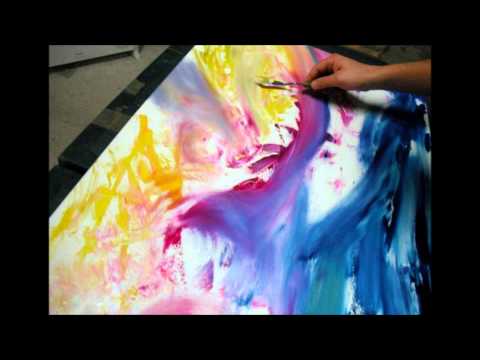 Artista, pittore astratto - Abstract painter Davide De Palma Gallery "painting in progress"