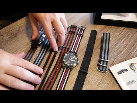 Tissot T-Sport PRS 516 Armbanduhr | Unboxing | Nato Nylon Straps | Uhr Clock Watch | Seiko-Dad ;-)