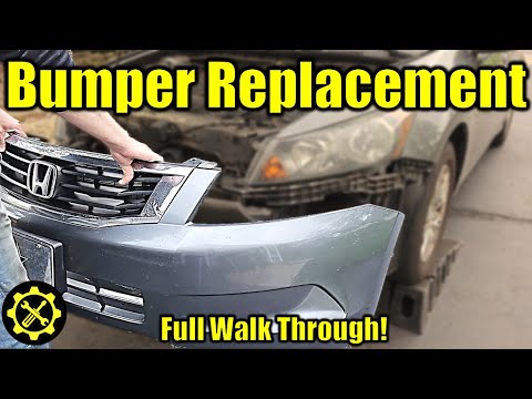 2008 - 2012 Honda Accord Front Bumper Removal and Install!