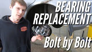 Older Honda/Acura Rear Wheel Bearing Replacement. (Accord, Civic, Fit, Integra, TL, & More)