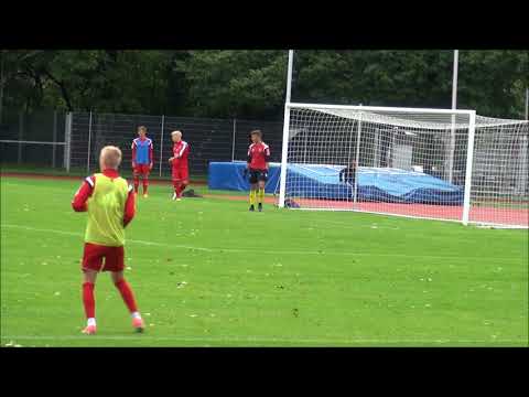SpVgg Unterhaching U19 Aufwärmen Torschuss vor dem Spiel 19.08.2017