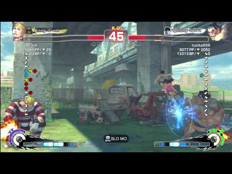 Super Street Fighter IV AE - dnm3rd (Cody) Vs tusika666 (Honda)