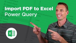 How to Import PDF Files into Excel with Power Query