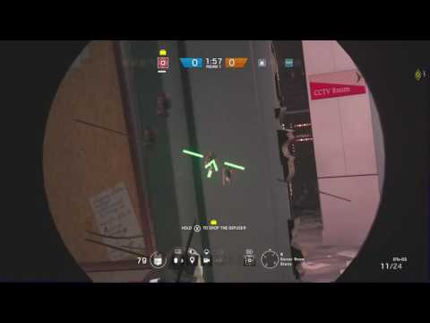 Tom Clancy's Rainbow Six Siege 1v3 glaz clutch-iDignifyFaith ex ESL 1st place player
