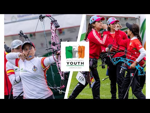 Spain v Mexico – compound U18 women team bronze | Limerick 2023 World Archery Youth Championships