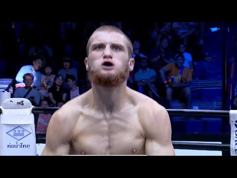 Big K.O Yulian Pozdniakov 🇺🇦 vs Morocco 🇨🇳 Proffesional Muay Thai in rajadamern stadium Thailand.