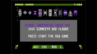 ATARI XL / XE += COSMIC SANITATION CHIEF =+ NEW GAME 2026