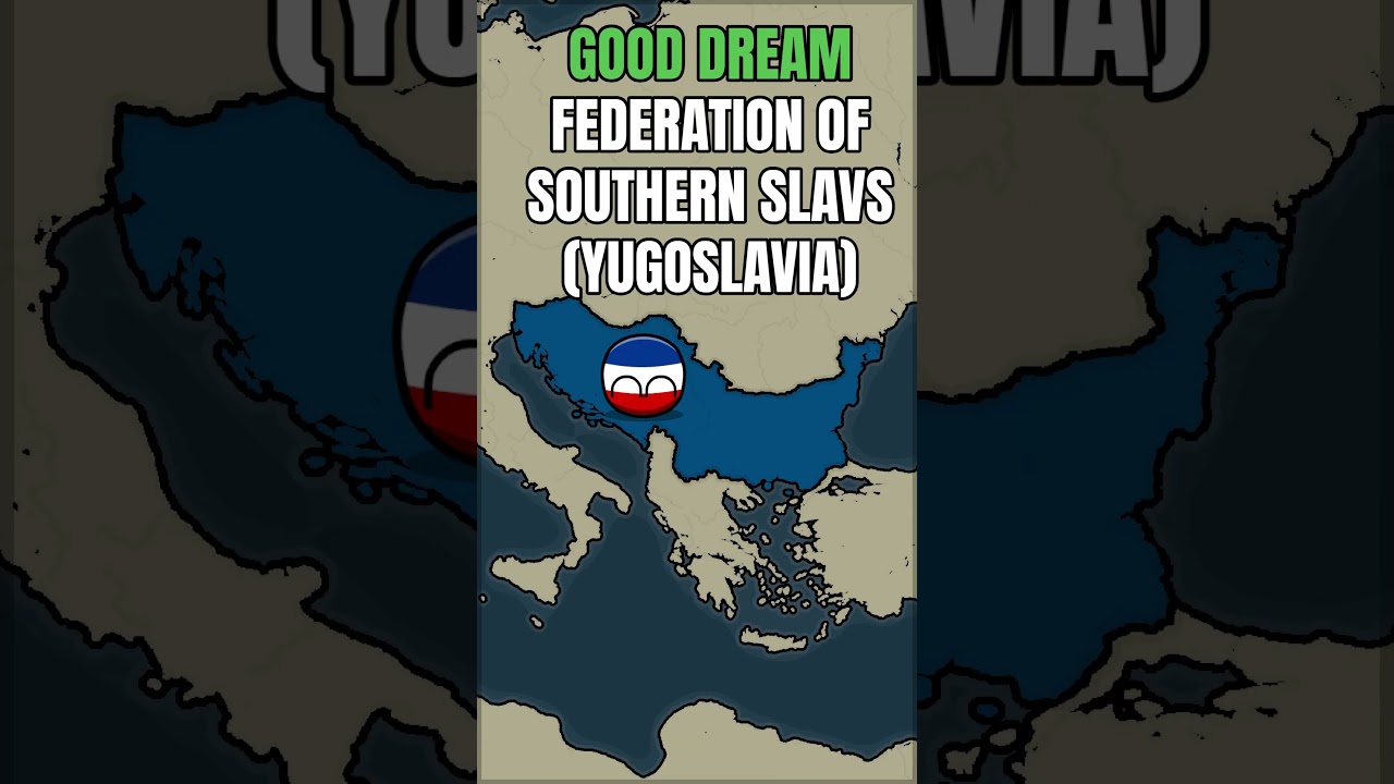 Good Dreams vs Bad Dreams Countryballs Part 5 #shorts #history #map