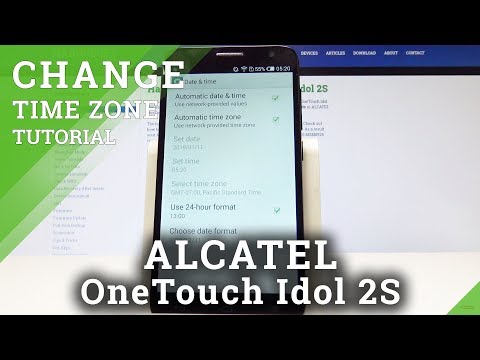 How to Change Date on ALCATEL OneTouch Idol 2S - Date & Time Settings