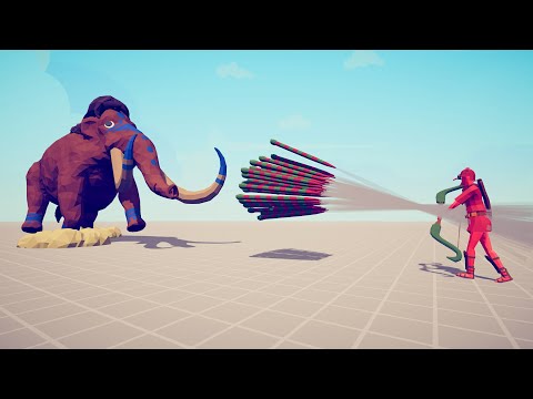 Mammoth vs EVERY GOD #1 - Totally Accurate Battle Simulator TABS