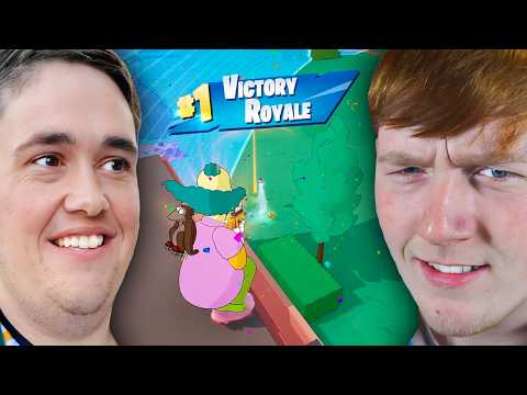 Angry Ginge and Pieface CANT STOP WINNING Simpsons Fortnite