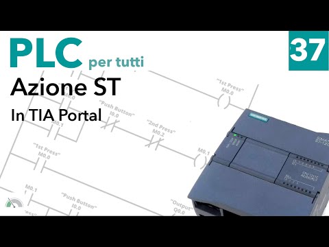 Azione Stored and Limited in SFC con TIAPortal e S7-1200 - PLC per tutti - video 37
