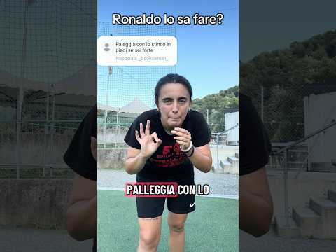 Ronaldo lo sa fare?❌⚽️#calcio#palleggi#Ronaldo