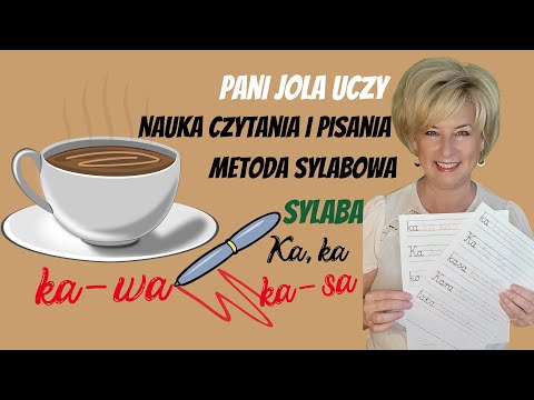 NAUKA CZYTANIA I PISANIA. Metoda Sylabowa. Sylaba "Ka, ka". Lekcja 8