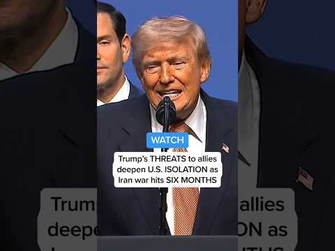 WATCH: Trump’s THREATS to allies deepen U.S. ISOLATION
