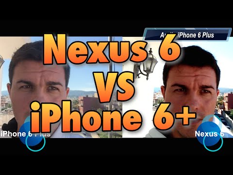 Cámara Nexus 6 vs iPhone 6 Plus