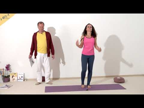 Fuß-zum-Kopf-Pose im Stehen - Yoga-Stellung - Yoga Asana Lexikon