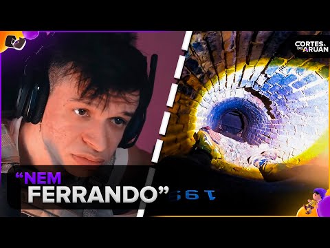 ARUAN REAGE: FIQUEI PRESO DENTRO DO TÚNEL NA LENDA - CAÇADORES DE LENDAS (RENATO GARCIA)