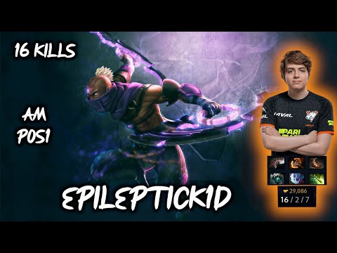 VP. EPILEPTICK1D 16 KILLS 900 GPM ANTIMAGE CARRY CIS PRO DOTA2 7.28C fullgameplay