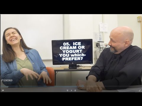 American Sign Language ASL Level 2 Sentences 1 thru 5 u07p1 alt