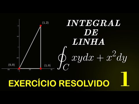 Integral de linha - Exercício resolvido #1