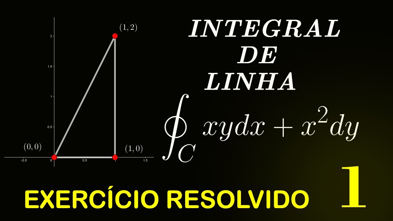 Integral de linha - Exercício resolvido #1