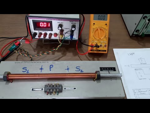Measurement of Position & Distance using LVDT