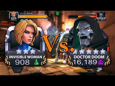 3 Star Invisible Woman Vs 5 Star Rank 5 Sig 200 Doctor Doom | Marvel: Contest of Champions