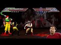 Ronald McDonald And Toxic Vs Kung Lao And Cyrax Mugen Tournament MK