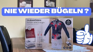 Hemden und Blusen glatt in Rekordzeit - Der CLEANMAXX Bühler im Test !