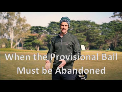 Is the Provisional Ball an Option AFTER the Original has Been Found? - Golf Rules Explained