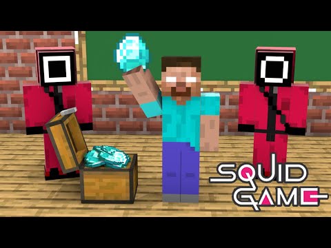 SQUID GAME vs Minecraft Animation