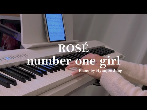 ROS&Eacute; - number one girl Piano Cover Sheet Music
