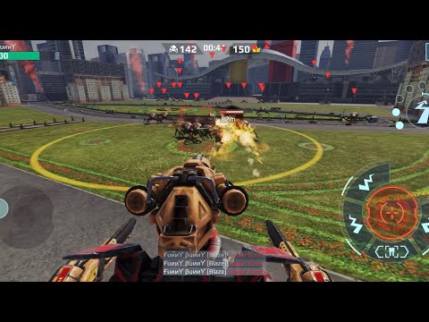 1 Bot, 176 Kills - War Robots PvE Hunting Grounds Gameplay Personal Record w/ Strider on Shenzen