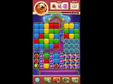 Toon Blast Level 2458 - NO BOOSTERS 🐻🐺🐱 | SKILLGAMING ✔️