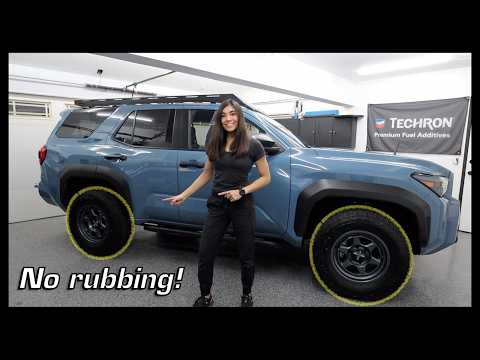 Fitting Oversized Tires on Alex’s 2025 4Runner (Stock Suspension)