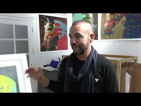 Artist Christian Hook hosts his first Open House art sale from his studio