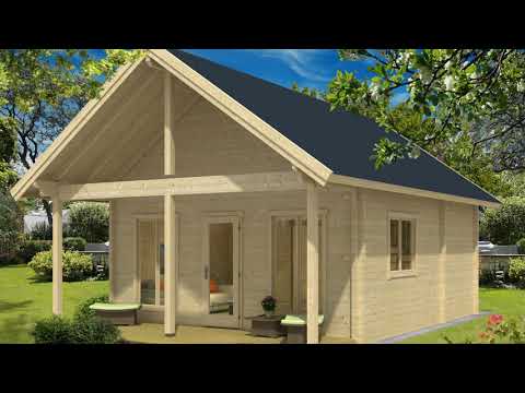 Wochenendhaus aus Holz zum selber bauen unser Modell: Lasita Maja Grossglockner 94