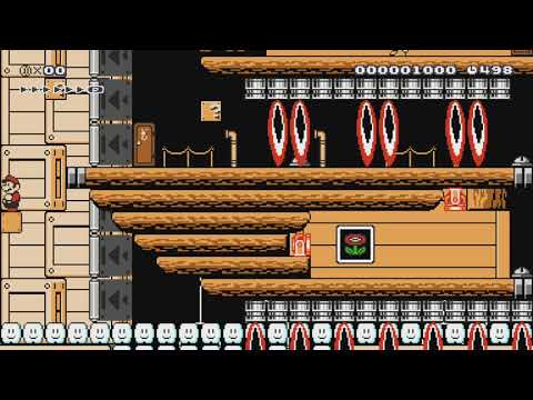 SMB3 All-Stars Night Airships by Dionys84 - Super Mario Maker - No Commentary 1bn