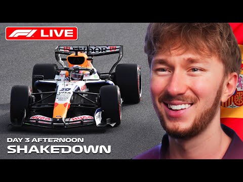 F1 SHAKEDOWN TESTING - Day 3 Afternoon