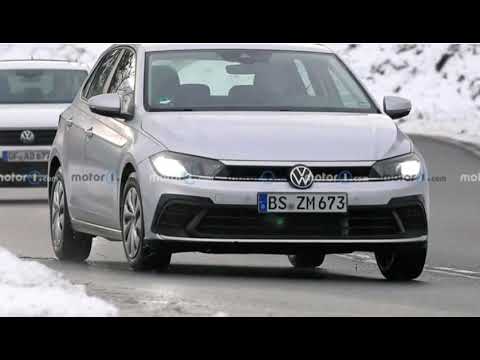2021 VW polo facelift spy debut
