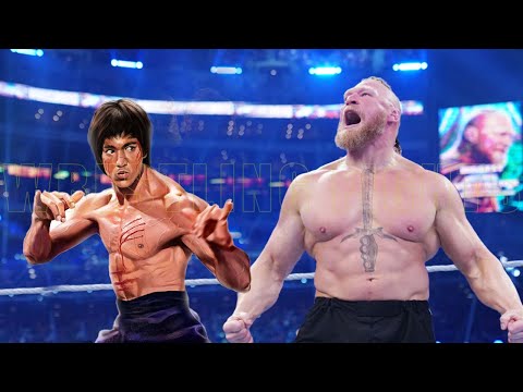 Bruce Lee vs Brock Lesnar Match Wrestling Fights