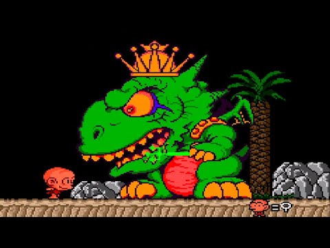 PC Genjin/Bonk's Adventure (PC Engine) - Full Playthrough
