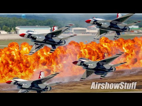 From the Tower! Thunderbirds Pyro and More Airshow Highlights - Battle Creek Airshow 2025