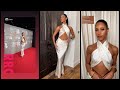 Vick Hope Brits23 Exposed Belly Button In White Crossover Top