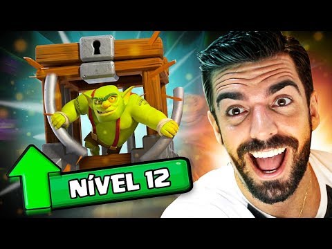 MELHOREI JAULA DE GOBLIN PARA O NÍVEL 12 NO CLASH ROYALE!