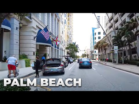 Palm Beach Scooter Ride : Worth Avenue, Mar-A-Lago Club & Rosemary Square in June 2022
