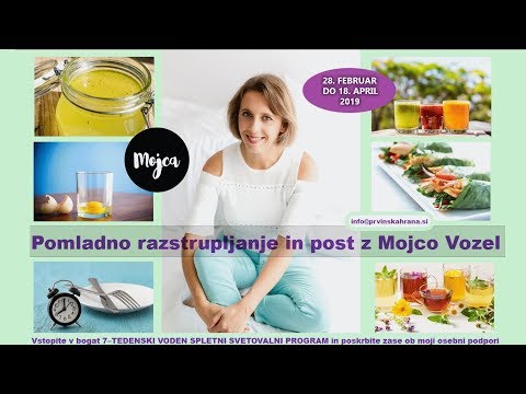 Razstrupljanje in post z Mojco Vozel 2019 (3/3) - Hujšanje (s postom ali brez)