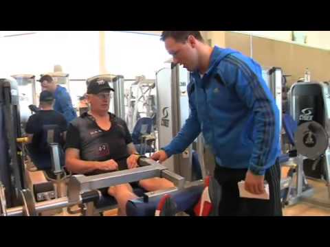 Hälsa: Martin Lidberg kör ett hårt pass med kändisarna - Let’s Dance (TV4)